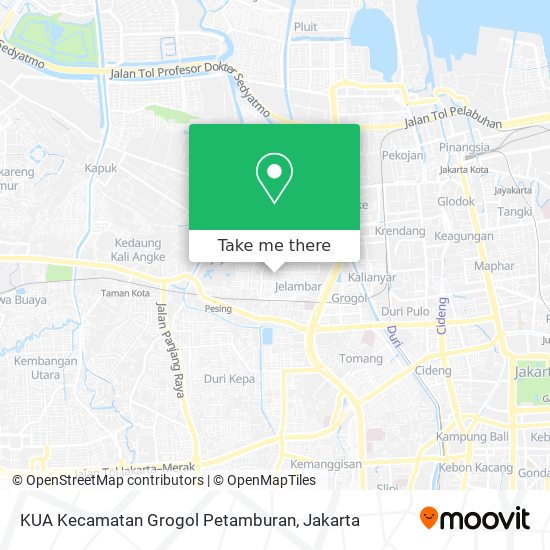 KUA Kecamatan Grogol Petamburan map