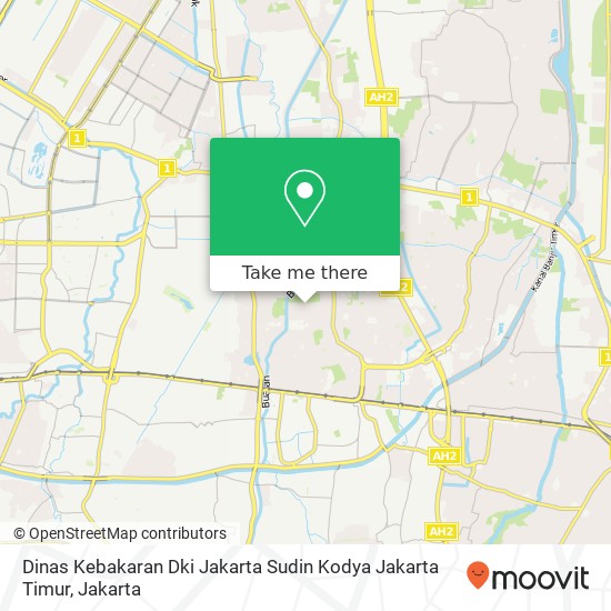 Dinas Kebakaran Dki Jakarta Sudin Kodya Jakarta Timur map