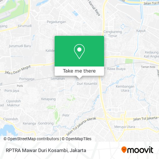 RPTRA Mawar Duri Kosambi map