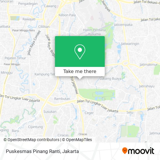 Puskesmas Pinang Ranti map