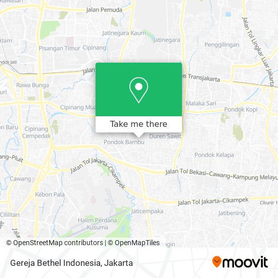 Gereja Bethel Indonesia map