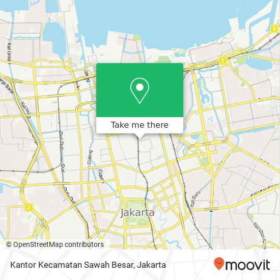 Kantor Kecamatan Sawah Besar map