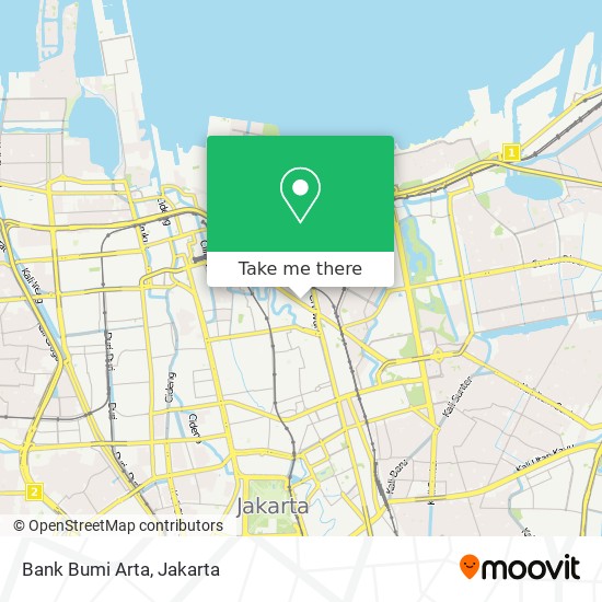 Bank Bumi Arta map