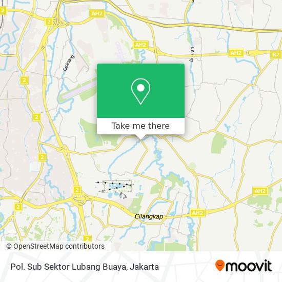 Pol. Sub Sektor Lubang Buaya map