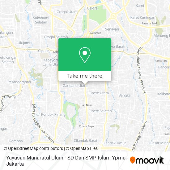 Yayasan Manaratul Ulum - SD Dan SMP Islam Ypmu map