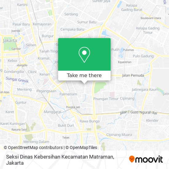 Seksi Dinas Kebersihan Kecamatan Matraman map