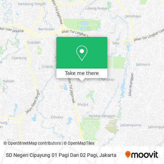 SD Negeri Cipayung 01 Pagi Dan 02 Pagi map