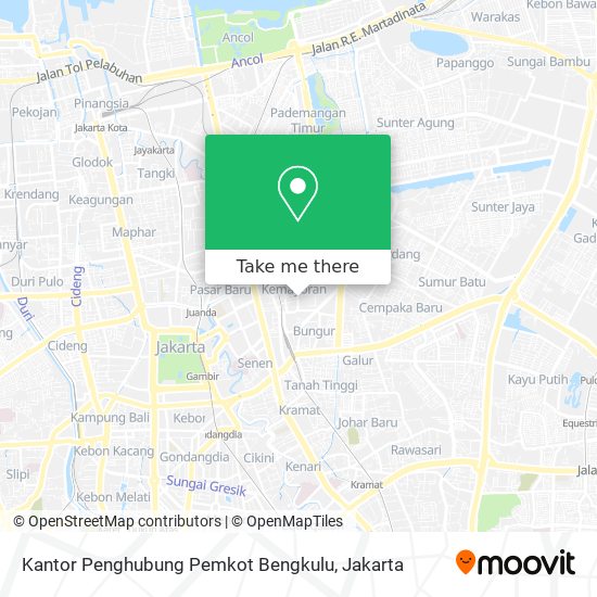 Kantor Penghubung Pemkot Bengkulu map