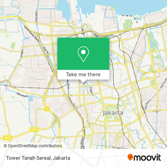 Tower Tanah Sereal map