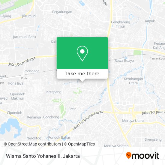 Wisma Santo Yohanes II map