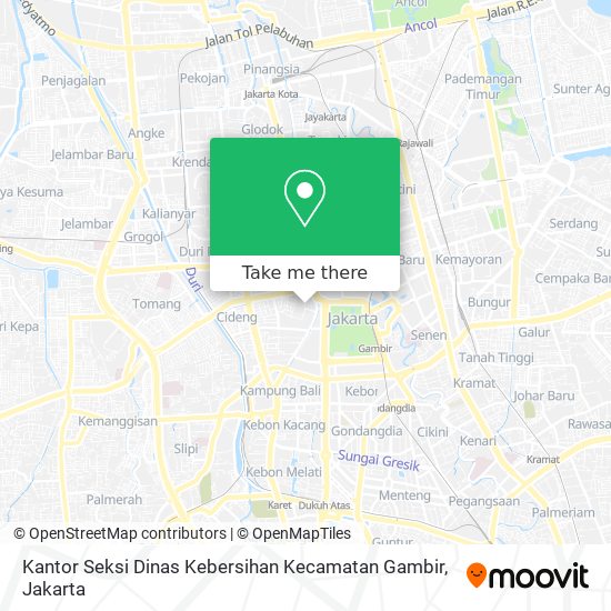 Kantor Seksi Dinas Kebersihan Kecamatan Gambir map