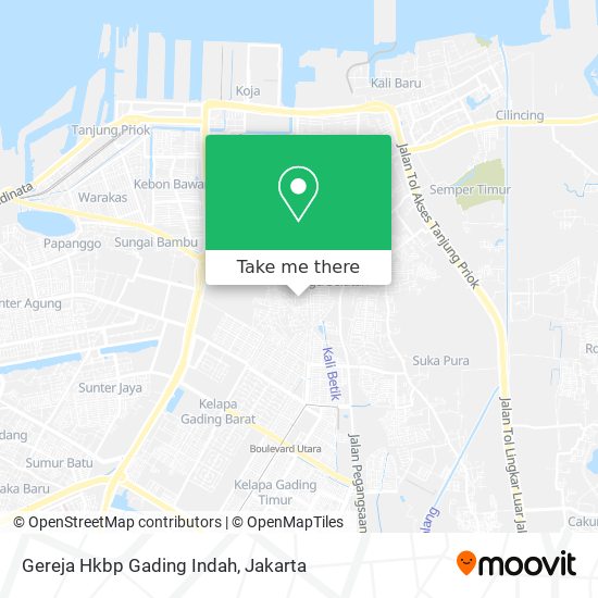 Gereja Hkbp Gading Indah map