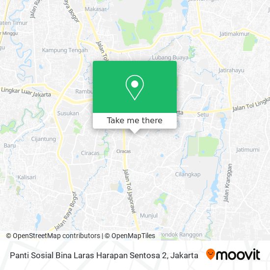 Panti Sosial Bina Laras Harapan Sentosa 2 map