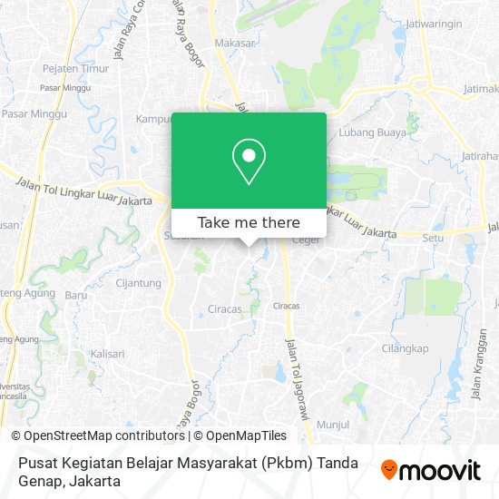 Pusat Kegiatan Belajar Masyarakat (Pkbm) Tanda Genap map