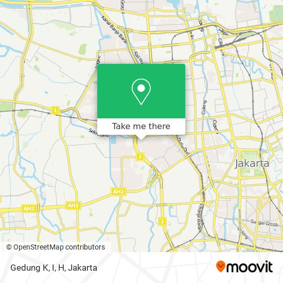 Gedung K, I, H map