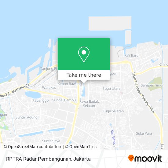 RPTRA Radar Pembangunan map