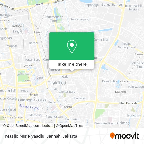 Masjid Nur Riyaadlul Jannah map