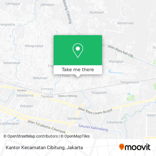 Kantor Kecamatan Cibitung map