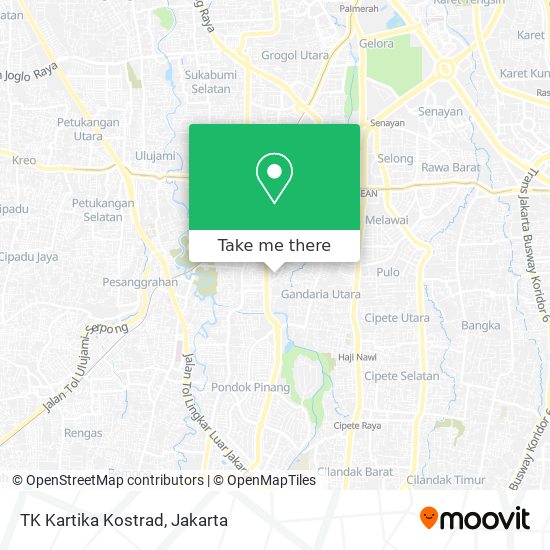 TK Kartika Kostrad map