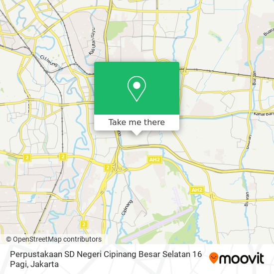 Perpustakaan SD Negeri Cipinang Besar Selatan 16 Pagi map