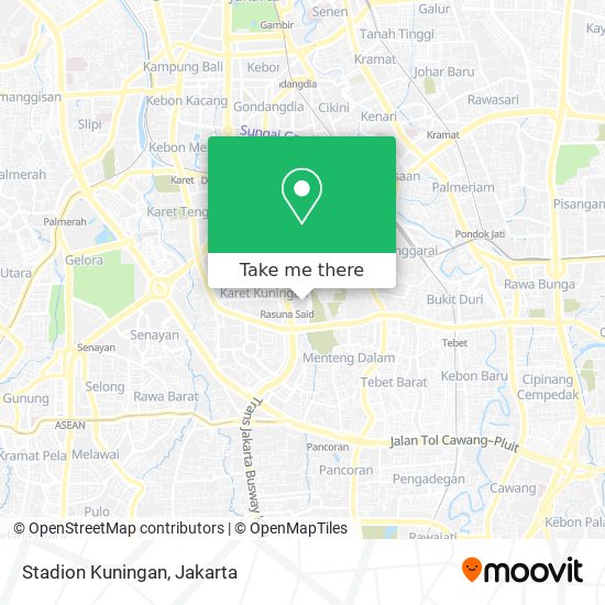 Stadion Kuningan map