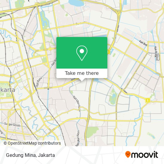 Gedung Mina map