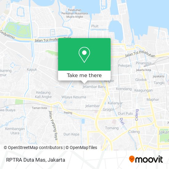 RPTRA Duta Mas map