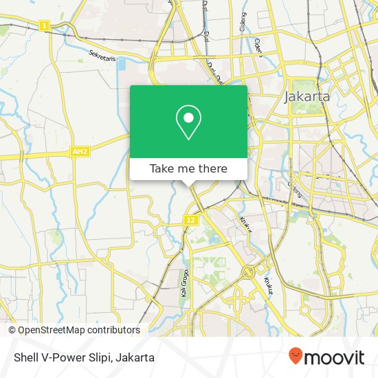 Shell V-Power Slipi map