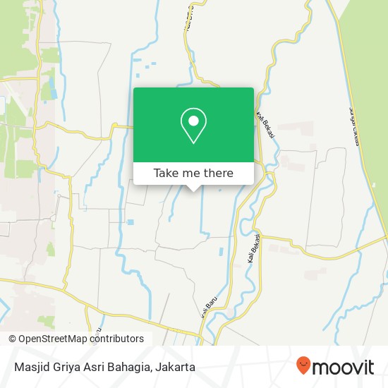 Masjid Griya Asri Bahagia map