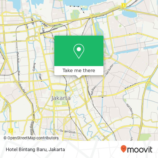 Hotel Bintang Baru map