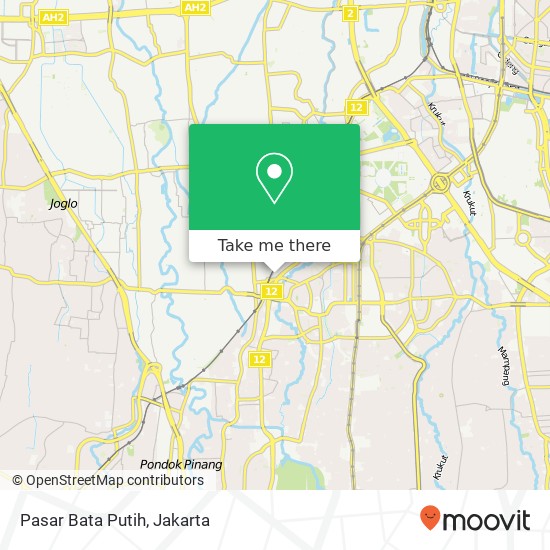 Pasar Bata Putih map