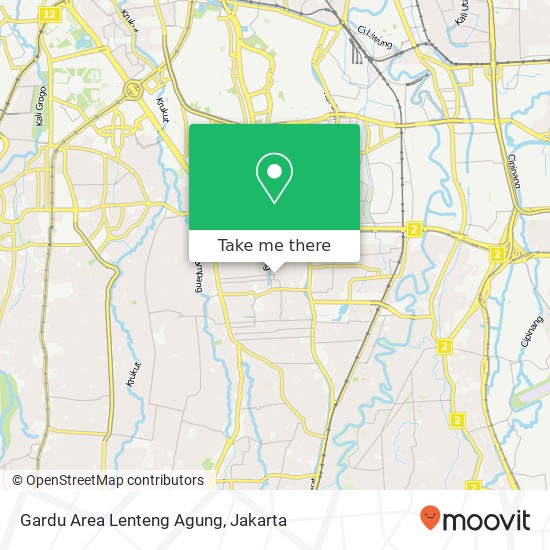 Gardu Area Lenteng Agung map