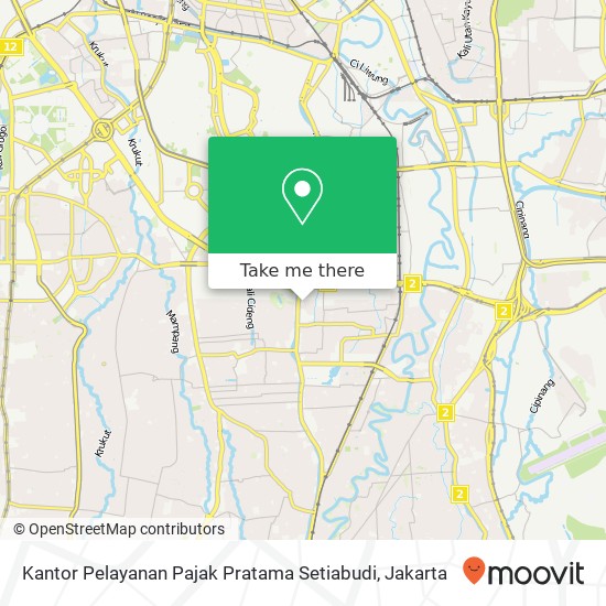 Kantor Pelayanan Pajak Pratama Setiabudi map