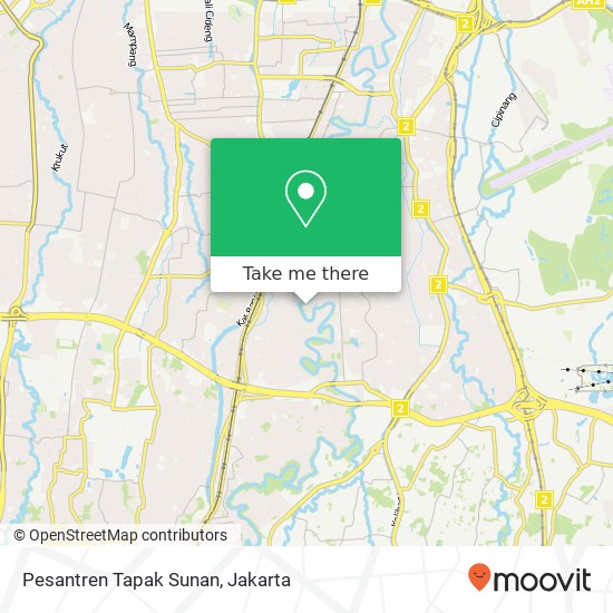 Pesantren Tapak Sunan map