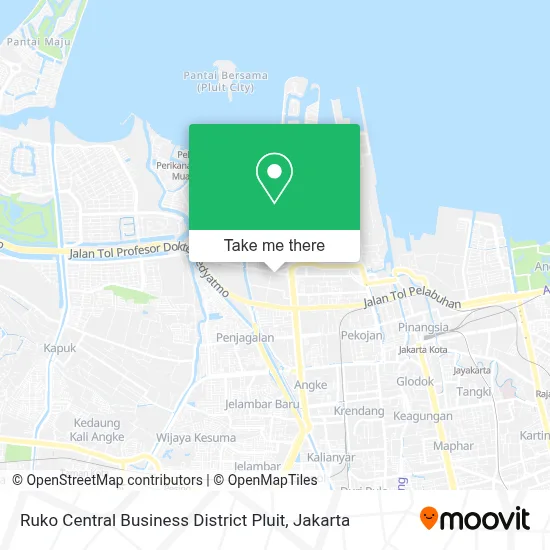 Ruko Central Business District Pluit map