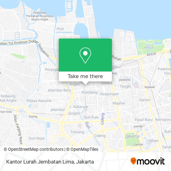 Kantor Lurah Jembatan Lima map
