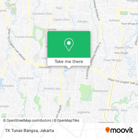 TK Tunas Bangsa map