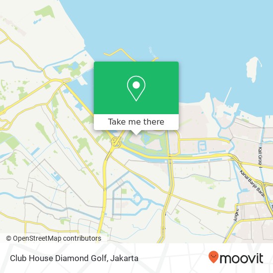 Club House Diamond Golf map