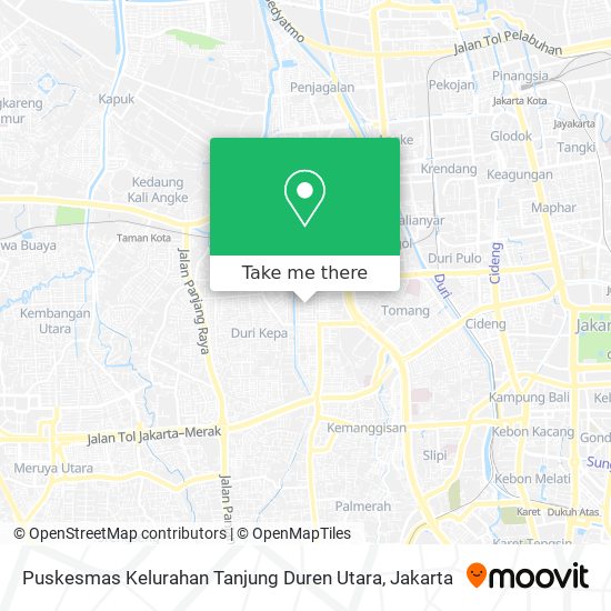 Puskesmas Kelurahan Tanjung Duren Utara map