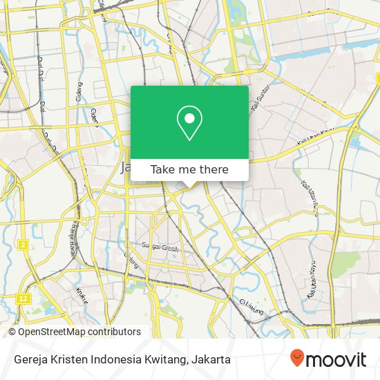 Gereja Kristen Indonesia Kwitang map