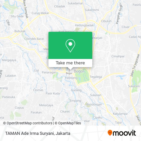 TAMAN Ade Irma Suryani map