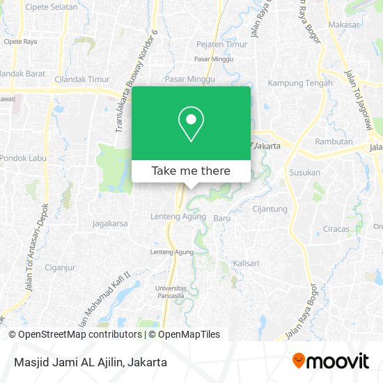 Masjid Jami AL Ajilin map