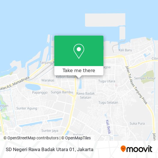 SD Negeri Rawa Badak Utara 01 map