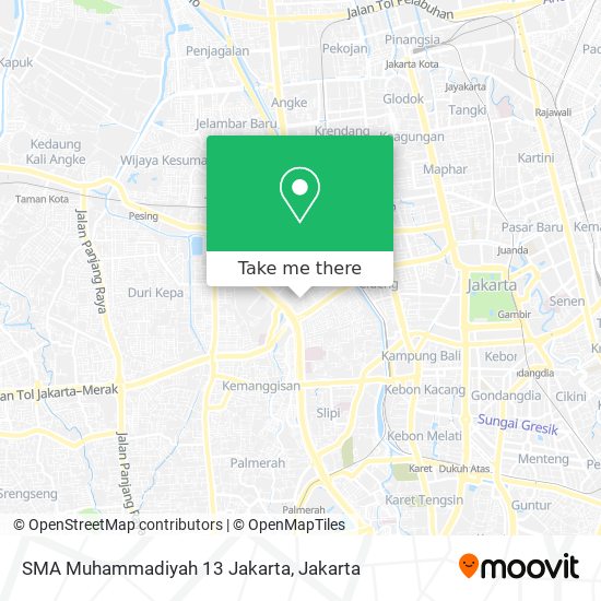 SMA Muhammadiyah 13 Jakarta map