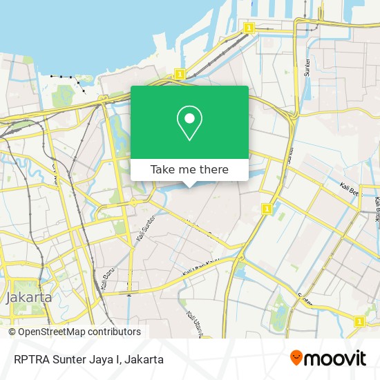 RPTRA Sunter Jaya I map
