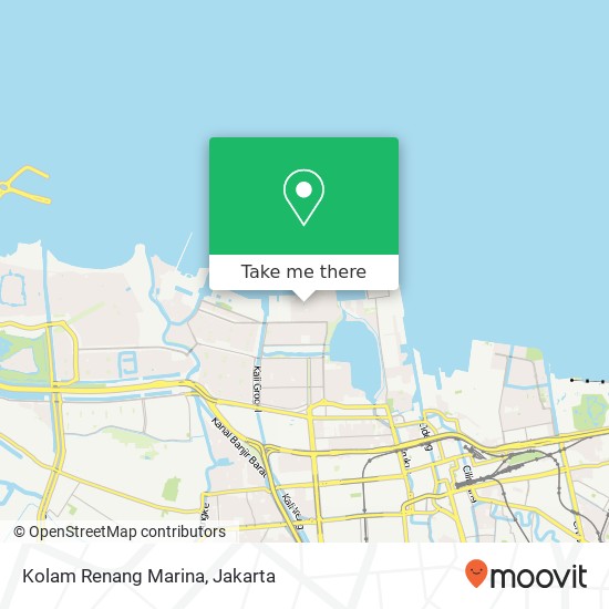 Kolam Renang Marina map