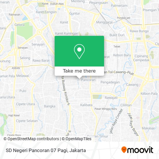 SD Negeri Pancoran 07 Pagi map