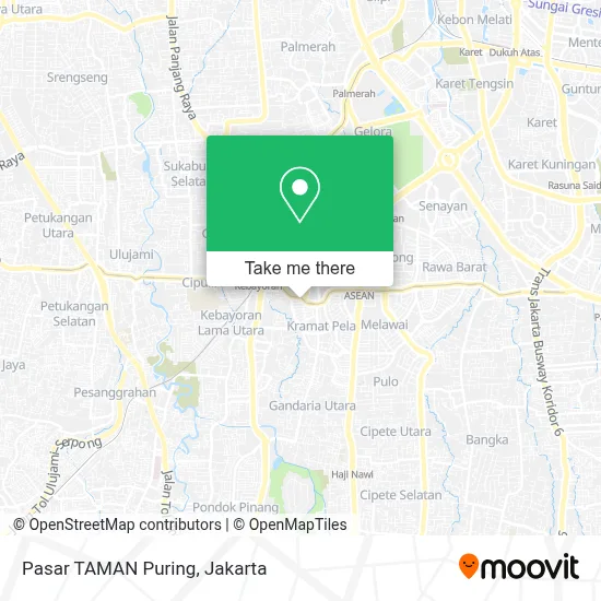 Pasar TAMAN Puring map