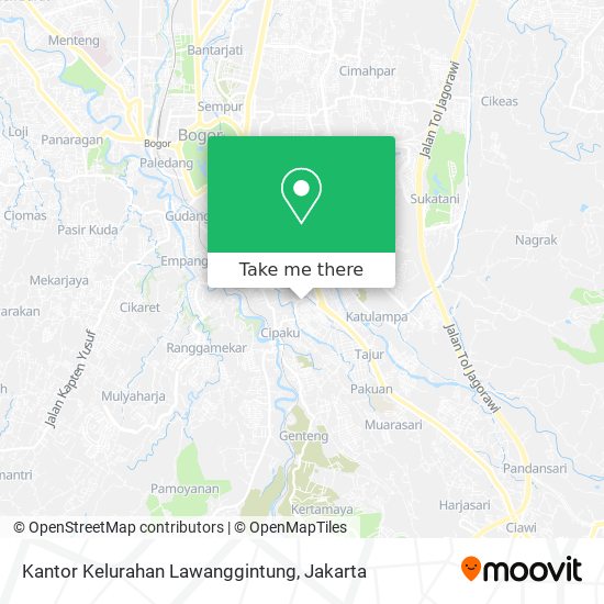 Kantor Kelurahan Lawanggintung map