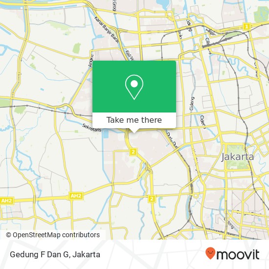 Gedung F Dan G map